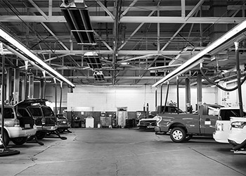 Automobiles in Bays